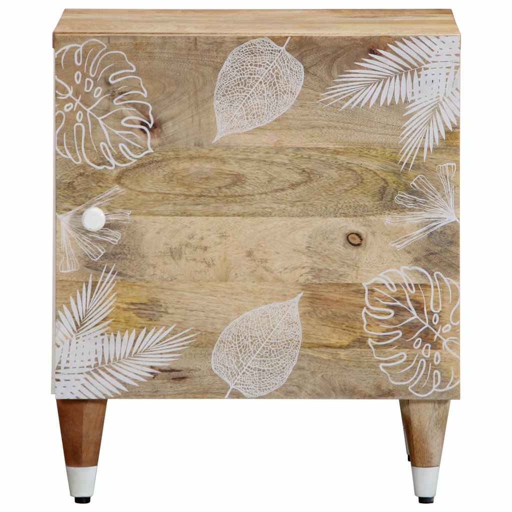 Nachttisch 40X33,5X46 Cm Massivholz Mango