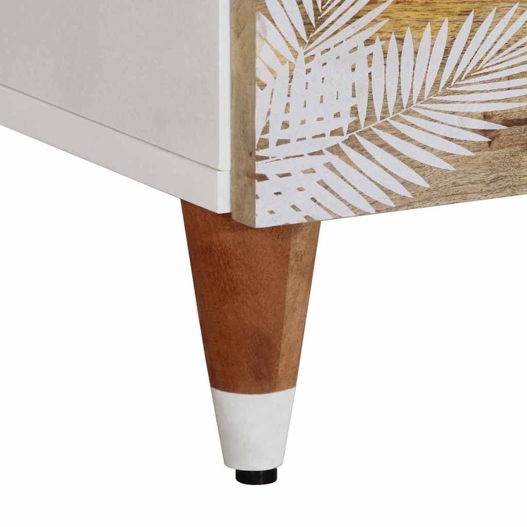 Nachttisch 40X33,5X46 Cm Massivholz Mango