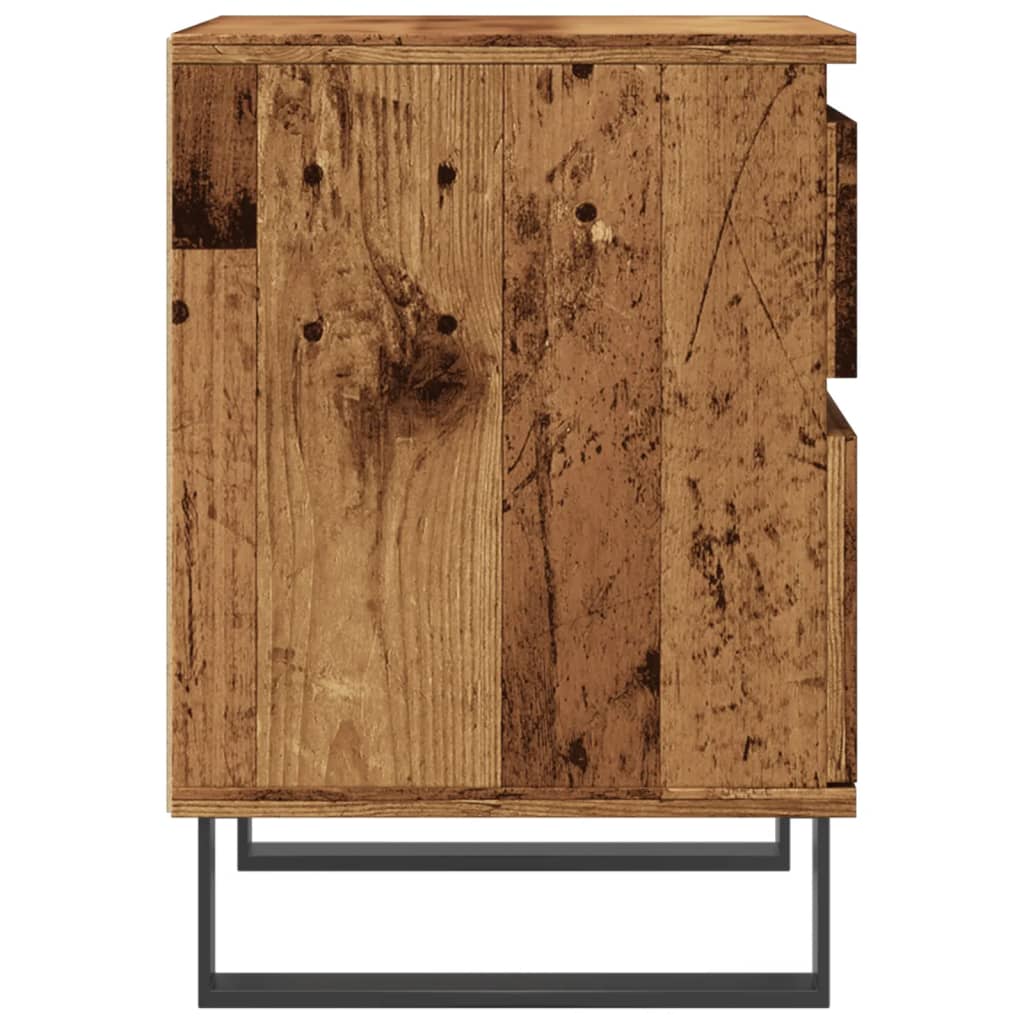 Nachttisch -Optik 40X35X50 Cm Holzwerkstoff