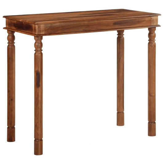 Bartisch 120X60X107 Cm Massivholz Akazie Braune Eiche