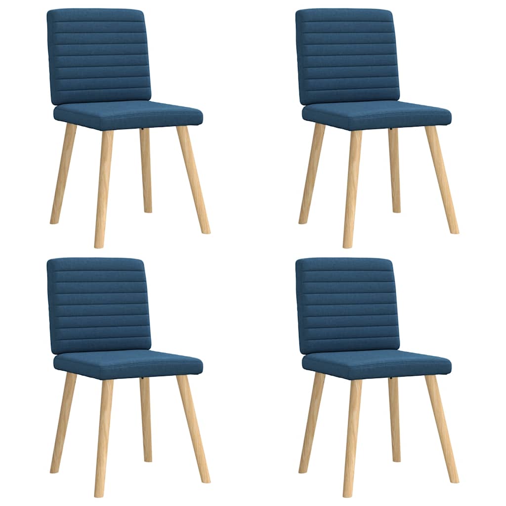 Esszimmerstühle 2 Stk. Jeansblau Stoff