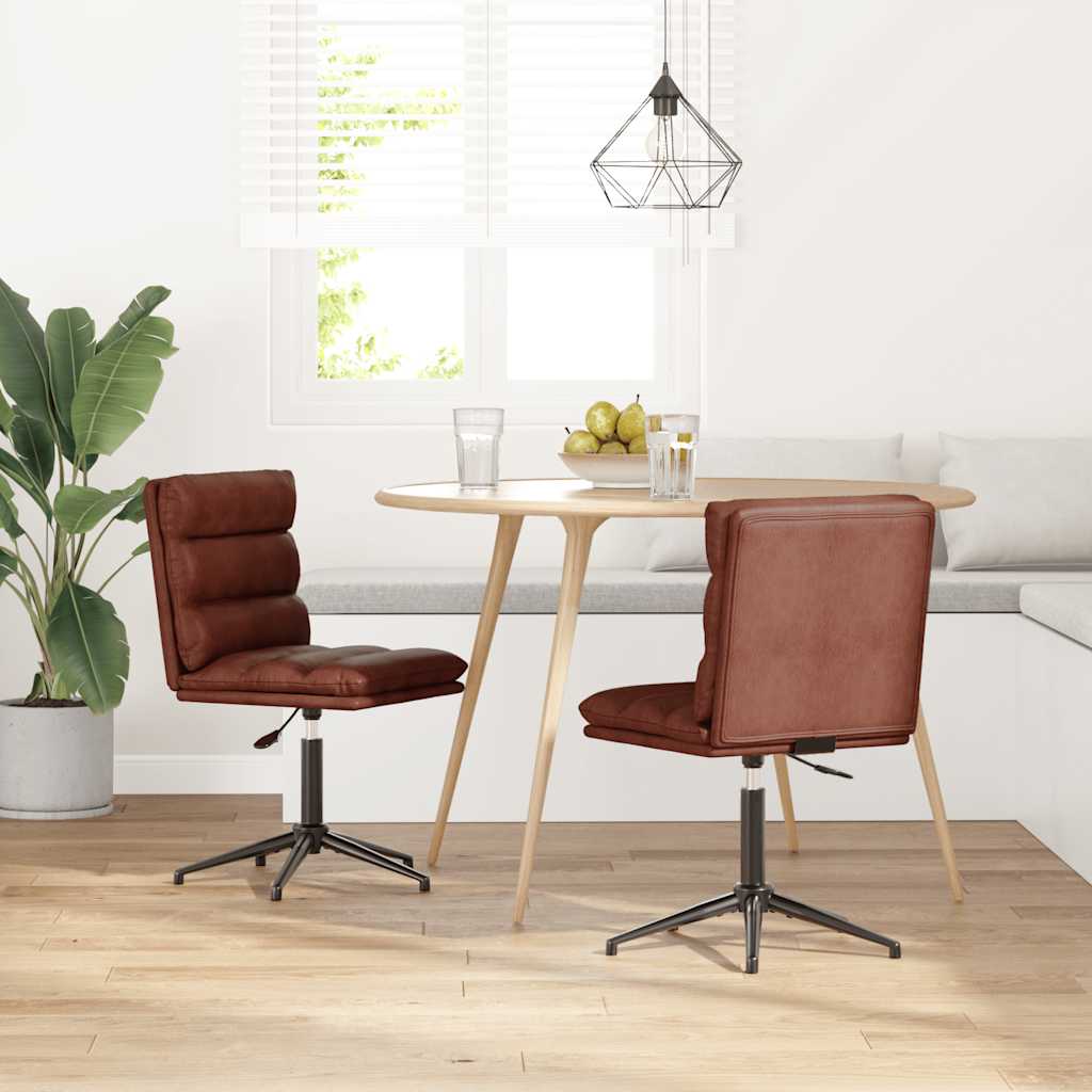 Esszimmerstühle 2 Stk. Kunstleder