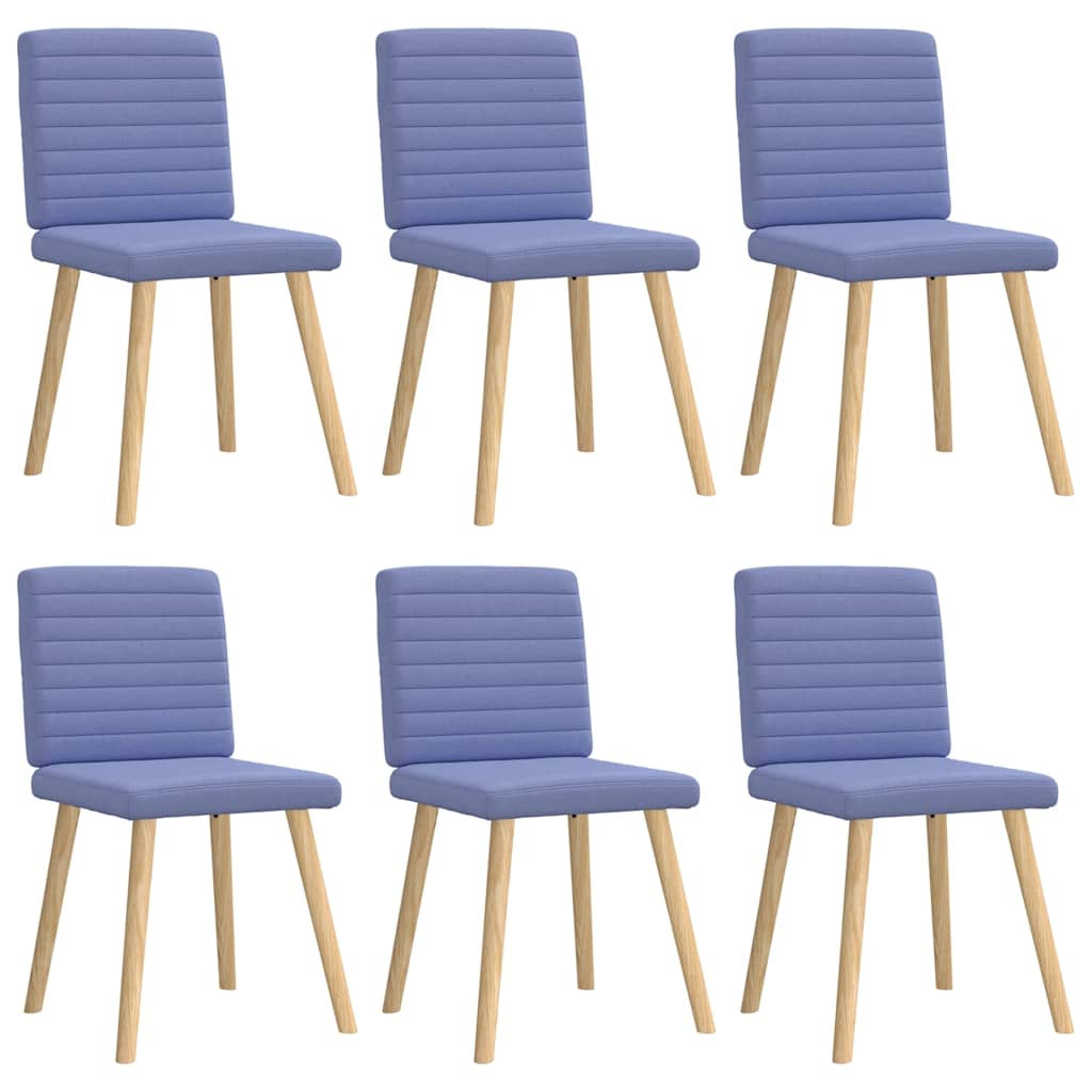 Esszimmerstühle 2 Stk. Jeansblau Stoff