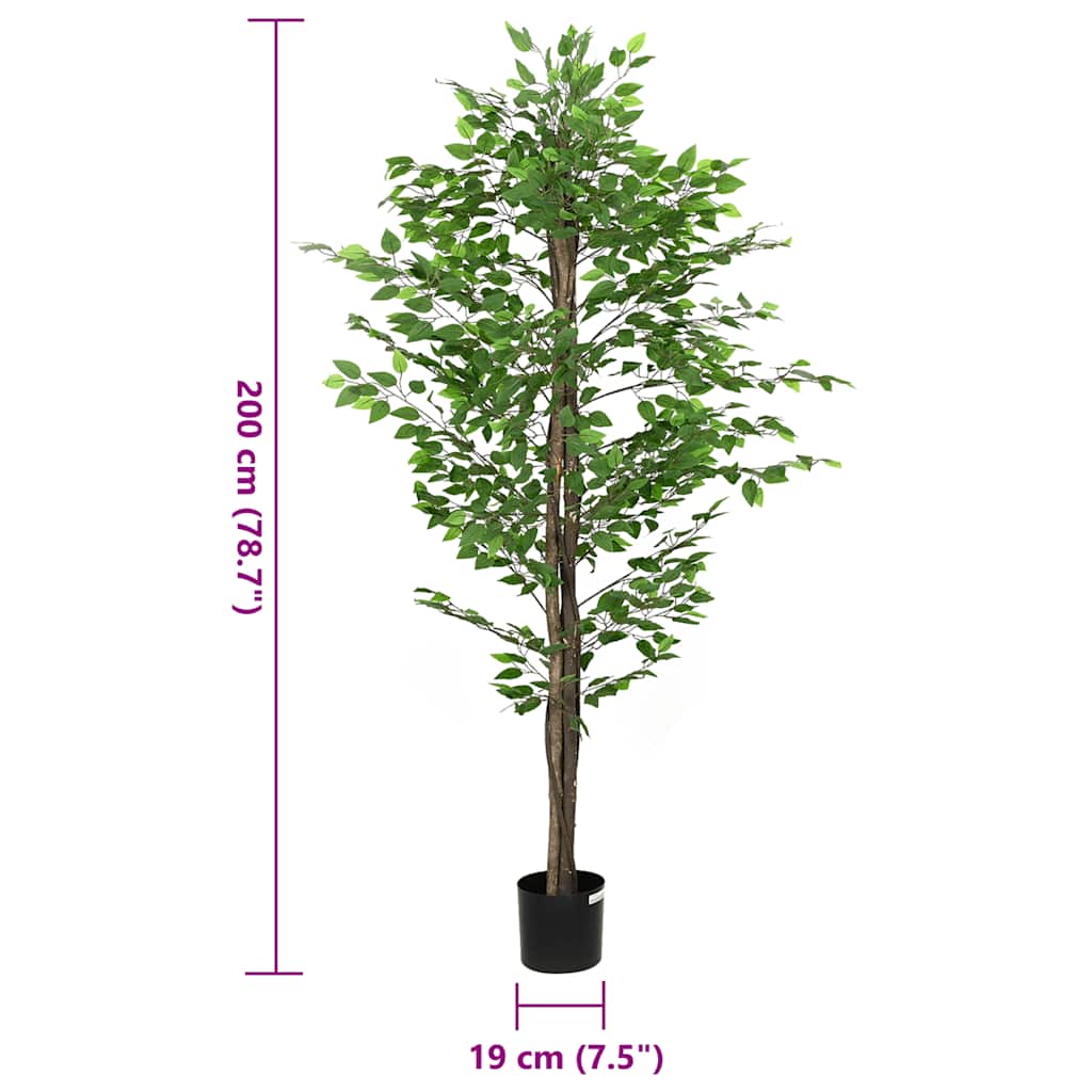 Ficusbaum Künstlich 1260 Blätter Grün