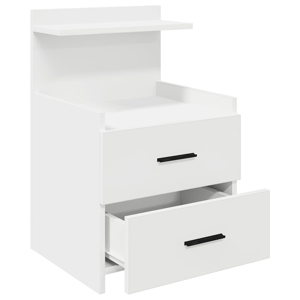 Nachttisch Mit 2 Schubladen 40X36,5X62 Cm
