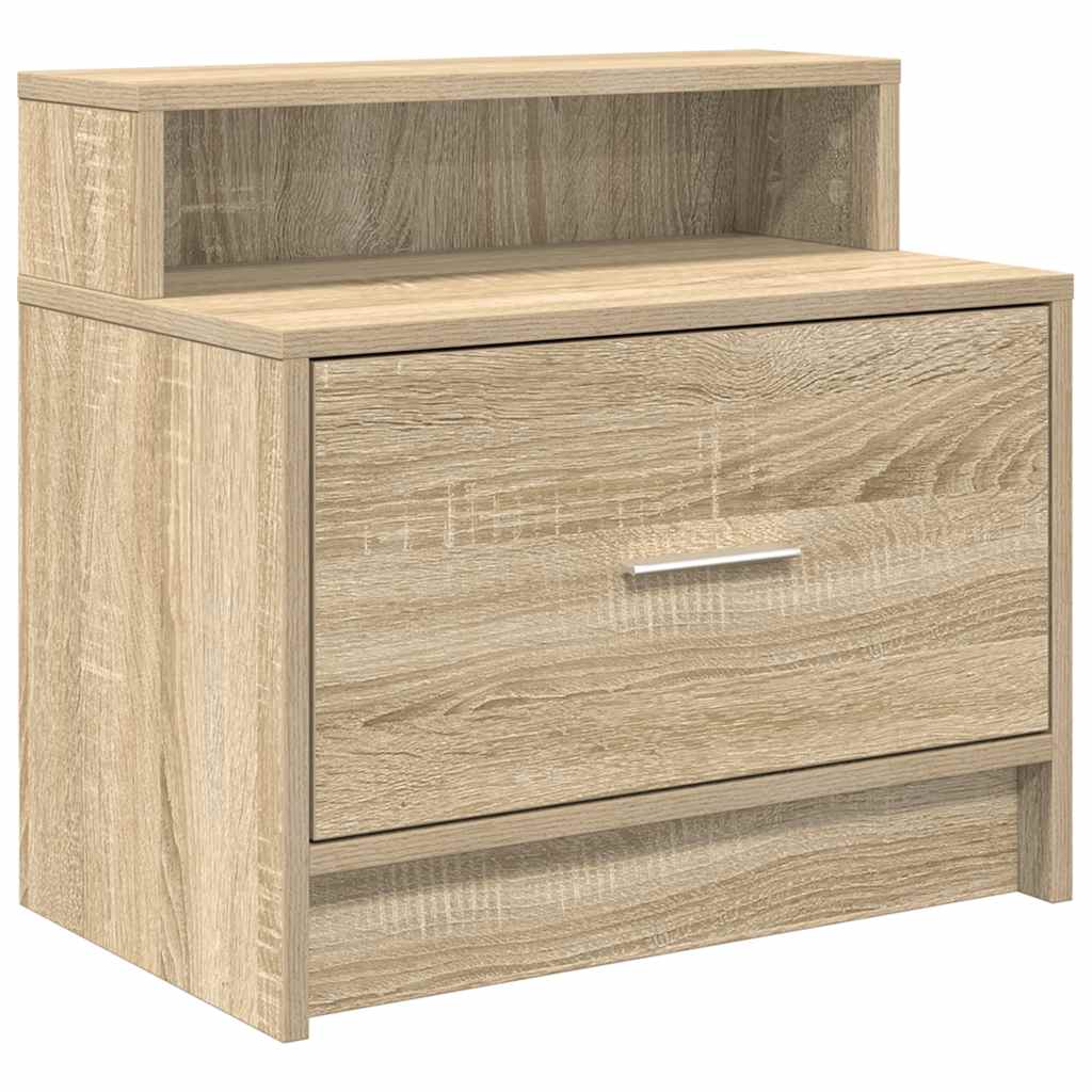 Nachttisch Mit Schublade Sonoma-Eiche 51X31X47 Cm