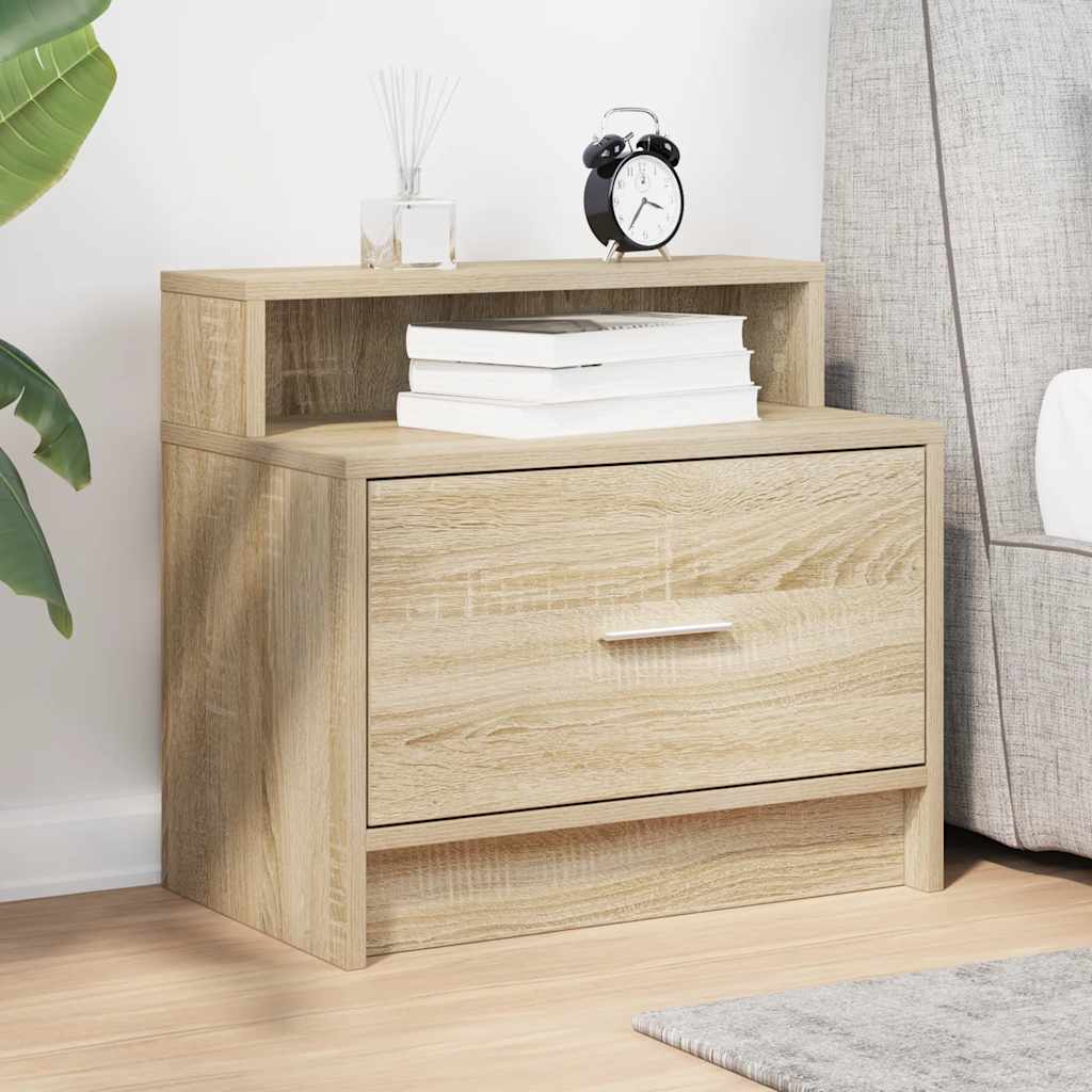 Nachttisch Mit Schublade Sonoma-Eiche 51X31X47 Cm