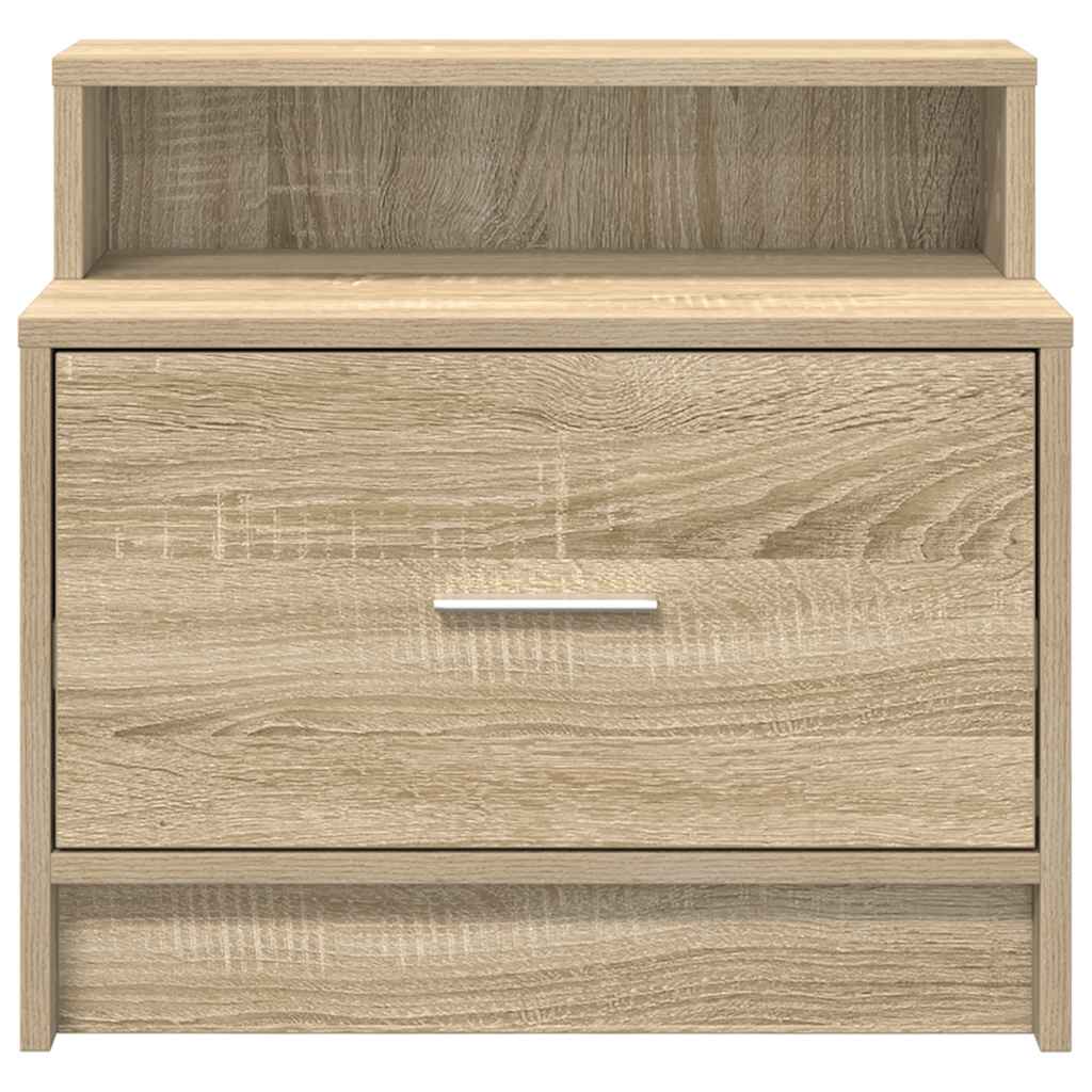 Nachttisch Mit Schublade Sonoma-Eiche 51X31X47 Cm