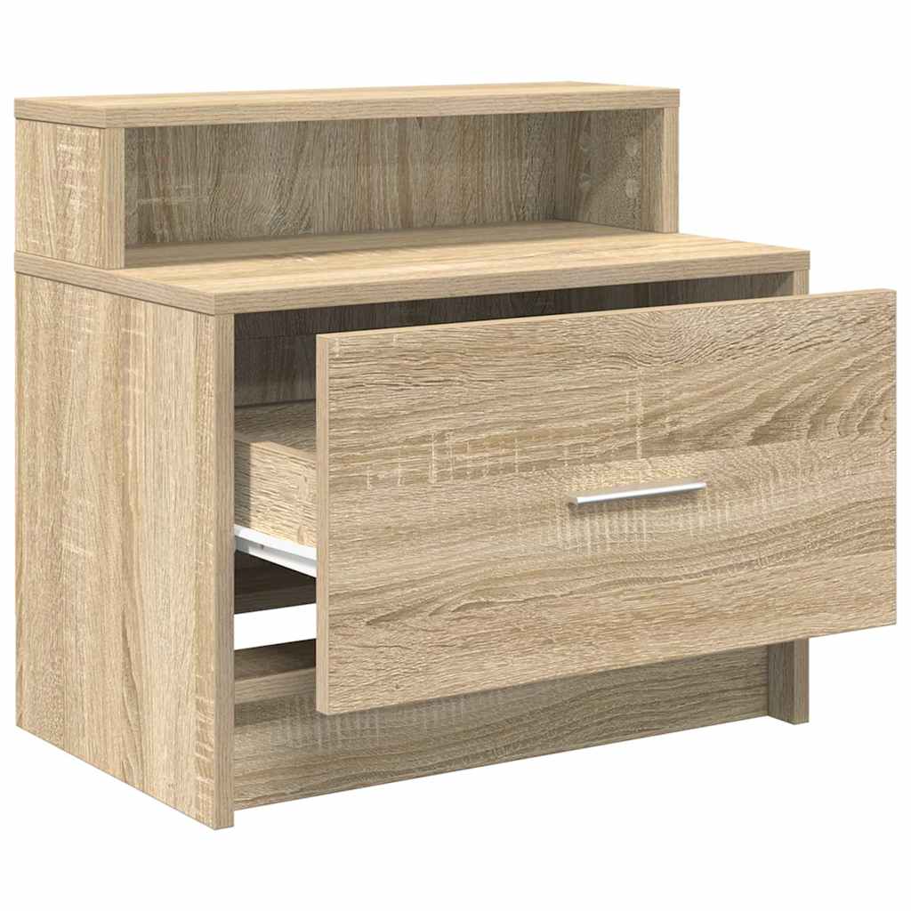 Nachttisch Mit Schublade Sonoma-Eiche 51X31X47 Cm