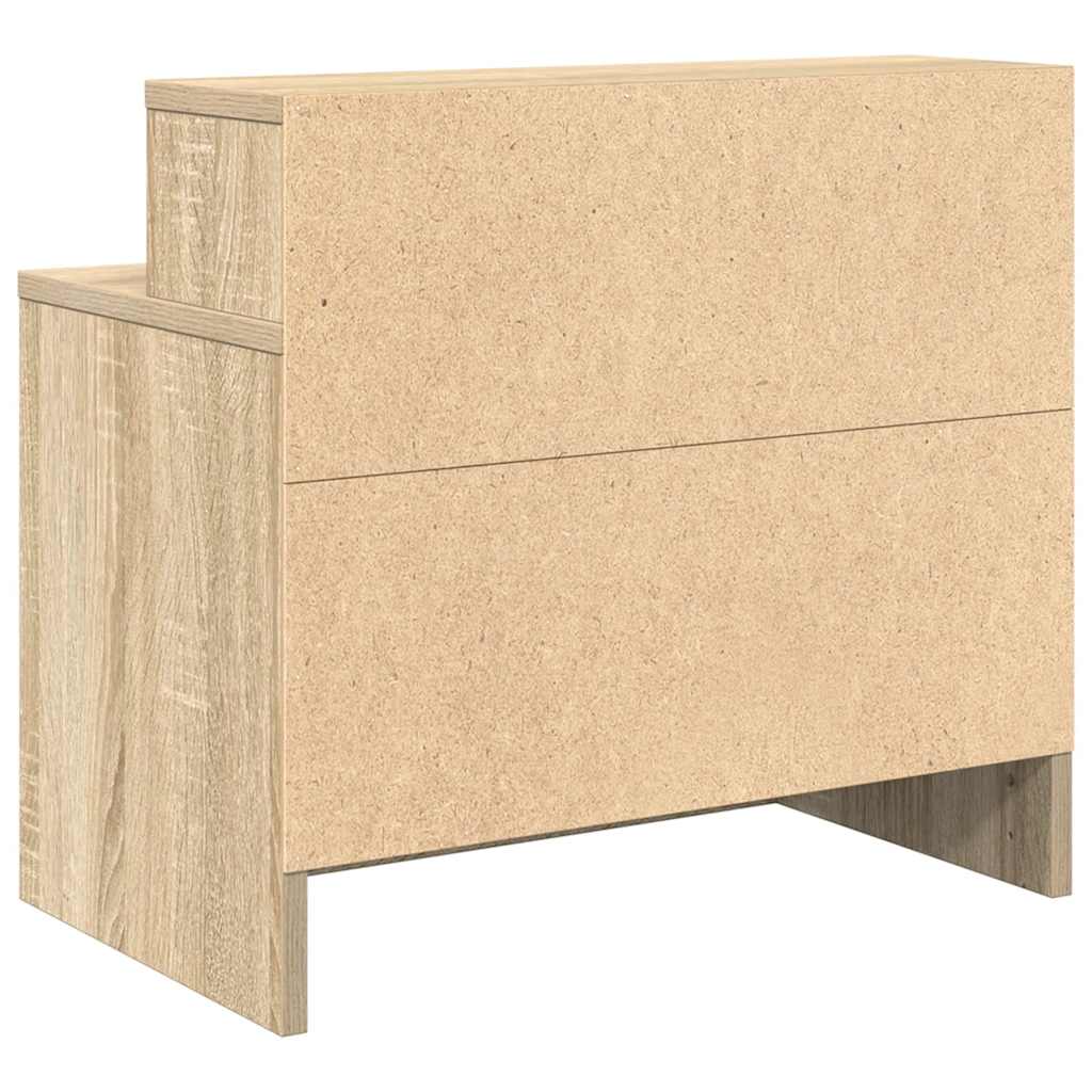 Nachttisch Mit Schublade Sonoma-Eiche 51X31X47 Cm