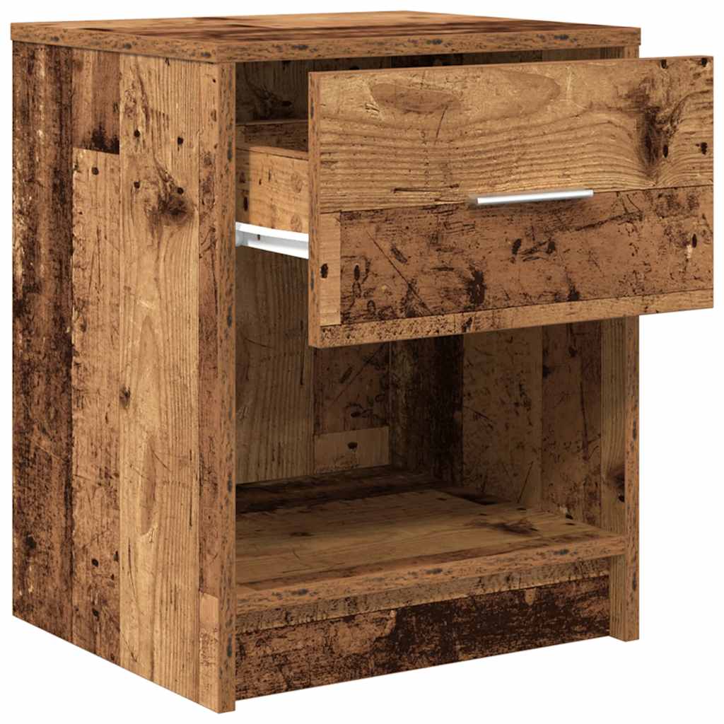 Nachttisch Mit Schublade -Optik 40X34X50 Cm