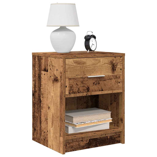 Nachttisch Mit Schublade -Optik 40X34X50 Cm