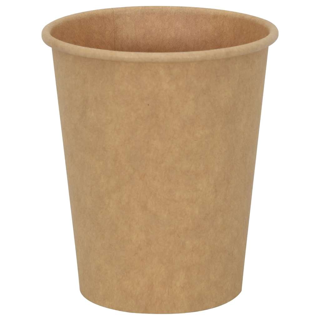 Pappbecher 1000 Stk. 8Oz 200Ml Braun