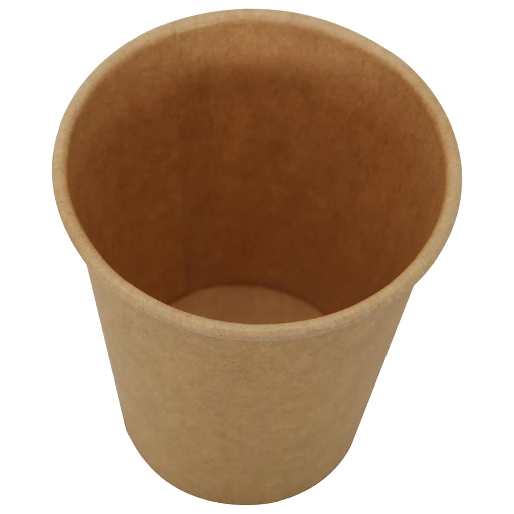 Pappbecher 1000 Stk. 8Oz 200Ml Braun