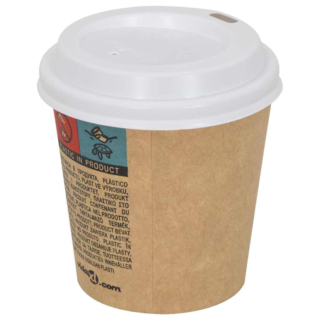 Deckel Für Pappbecher Ø 12Oz 16Oz 1000Stk. Weiß Kunststoff