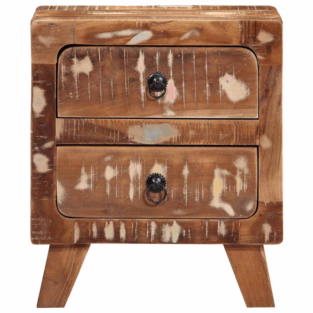 Nachttisch 2 Stk. 40X32X46 Cm Altholz Massiv