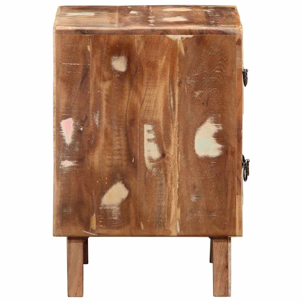 Nachttisch 2 Stk. 40X32X46 Cm Altholz Massiv