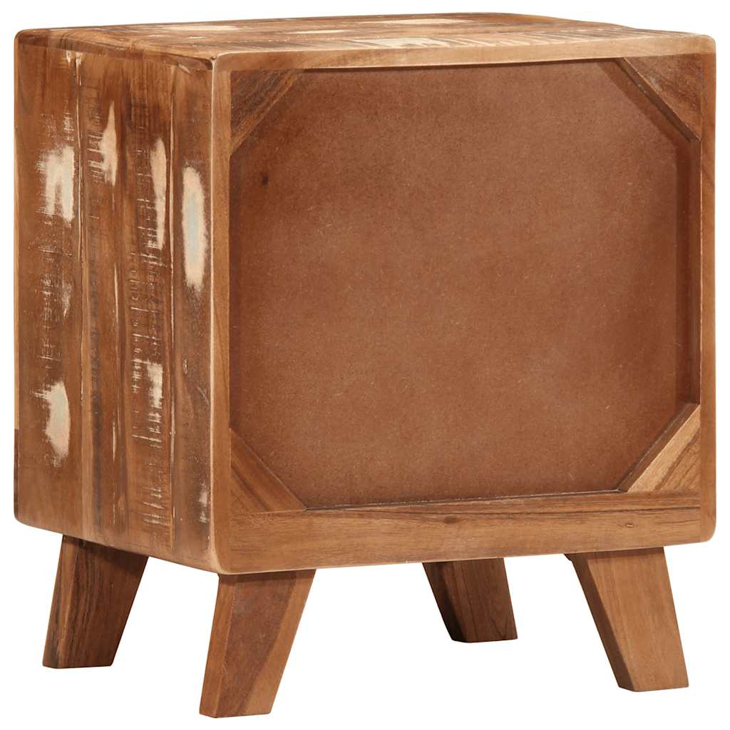 Nachttisch 2 Stk. 40X32X46 Cm Altholz Massiv
