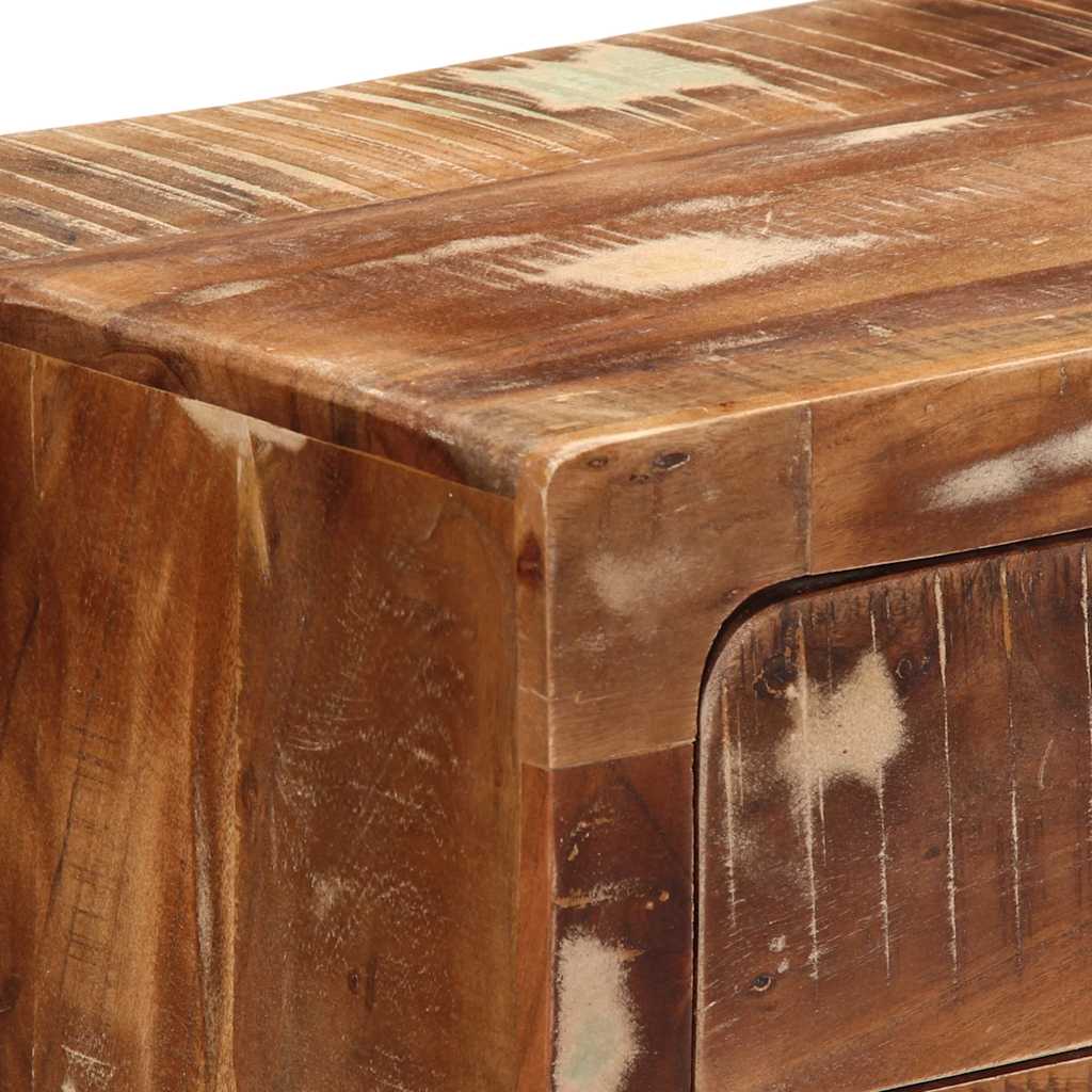 Nachttisch 2 Stk. 40X32X46 Cm Altholz Massiv