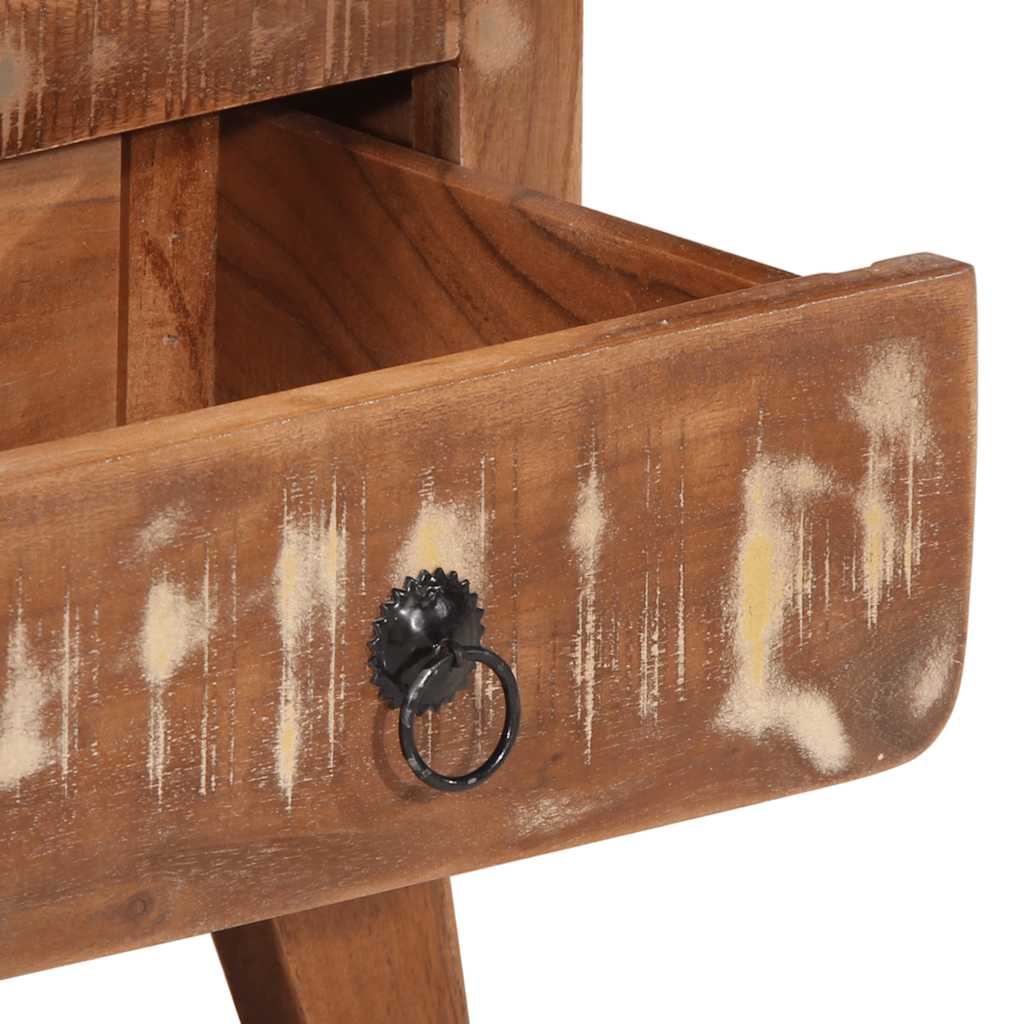 Nachttisch 2 Stk. 40X32X46 Cm Altholz Massiv
