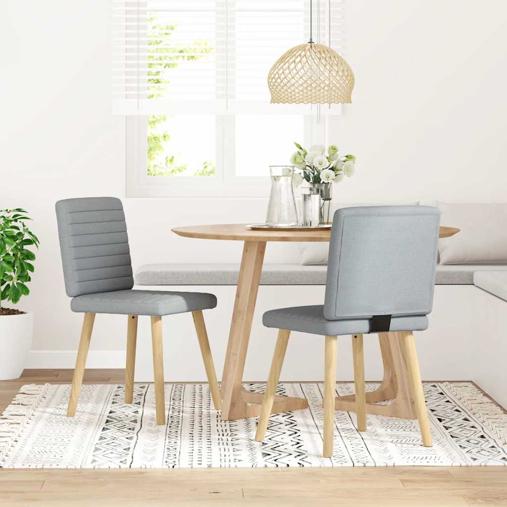 Esszimmerstühle 2 Stk. Jeansblau Stoff