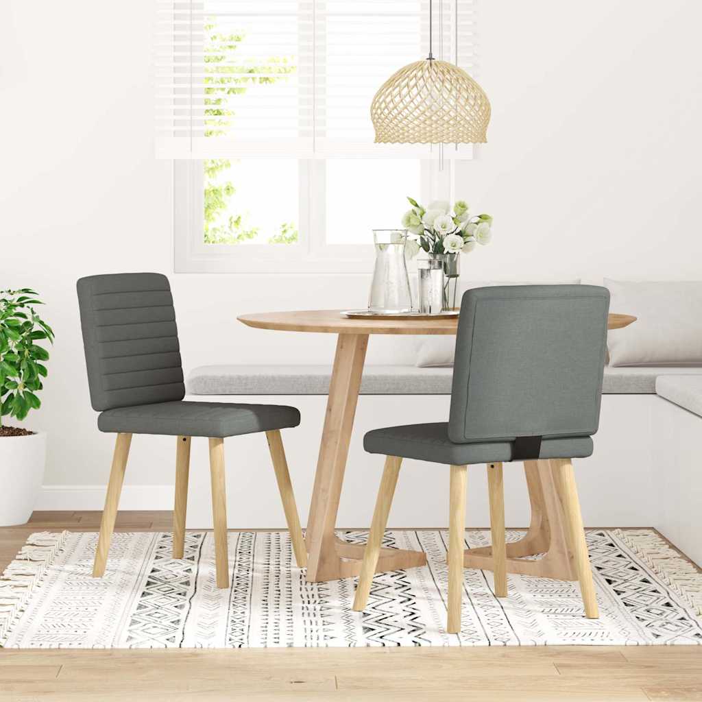Esszimmerstühle 2 Stk. Jeansblau Stoff