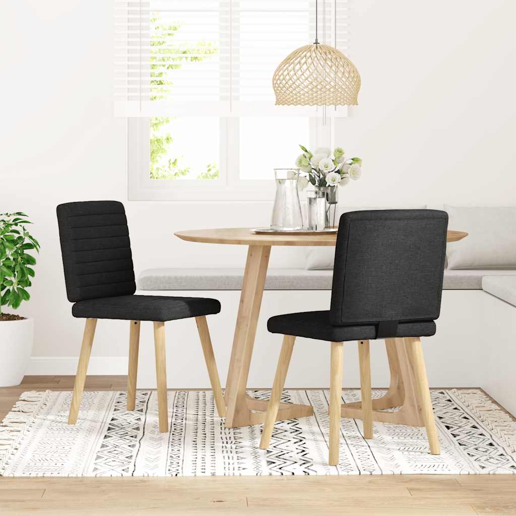 Esszimmerstühle 2 Stk. Jeansblau Stoff
