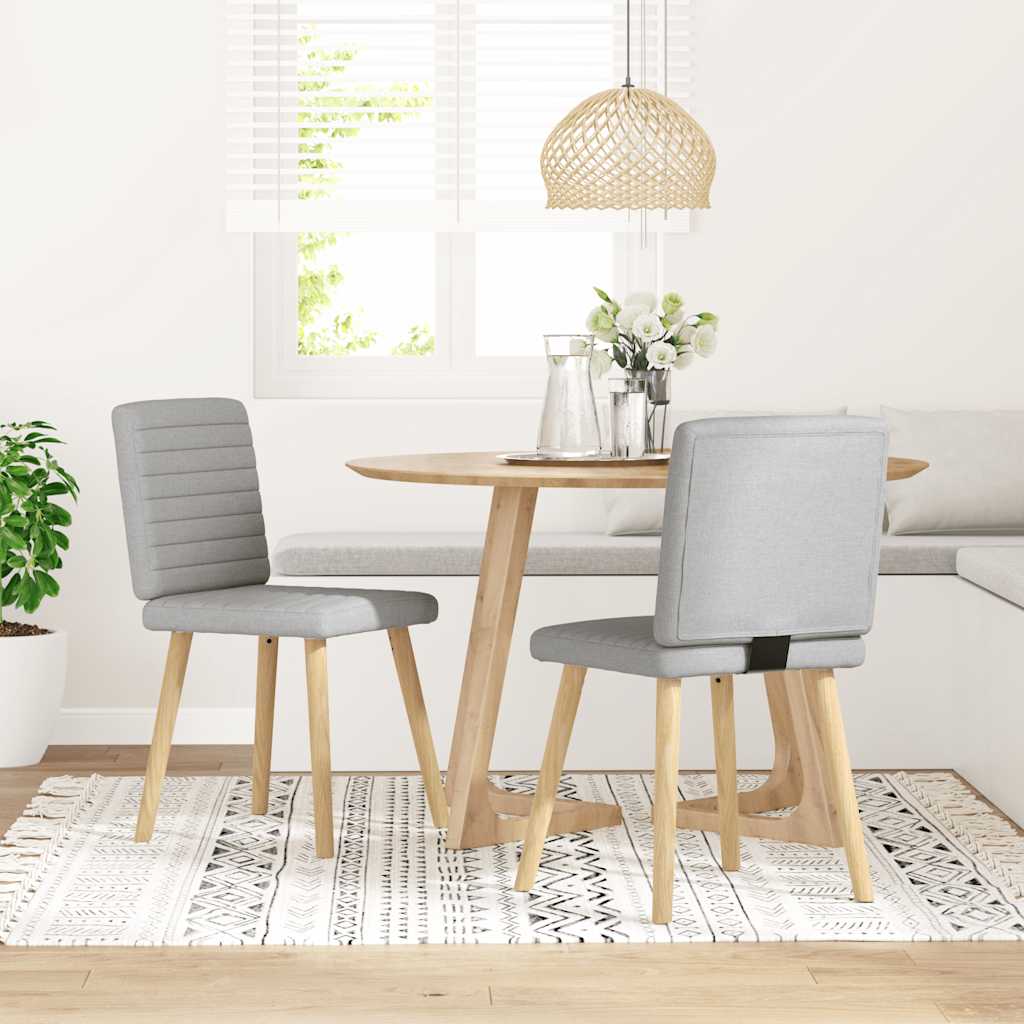 Esszimmerstühle 2 Stk. Jeansblau Stoff