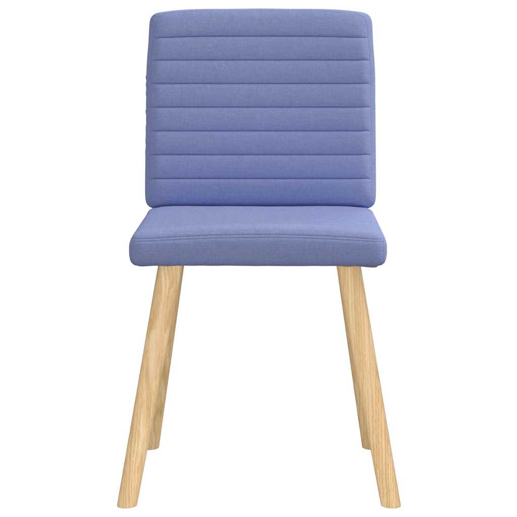 Esszimmerstühle 2 Stk. Jeansblau Stoff