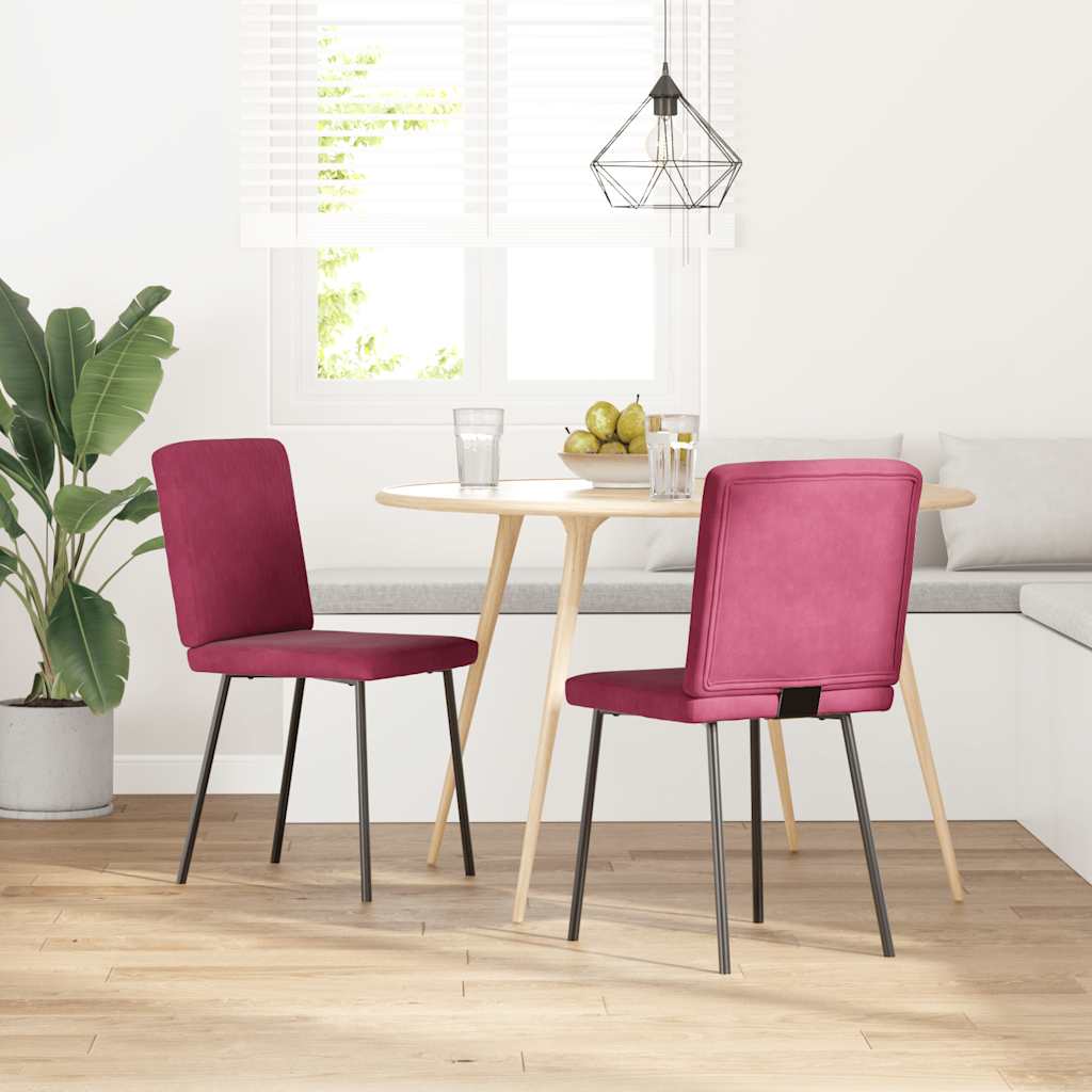 Esszimmerstühle 2 Stk. Samt