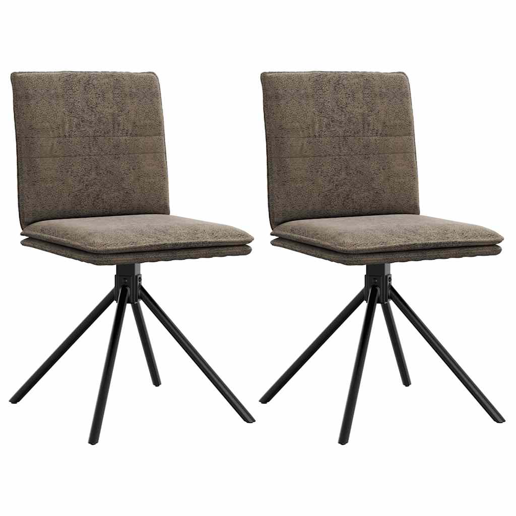 Esszimmerstühle 6 Stk. Wildleder-Optik