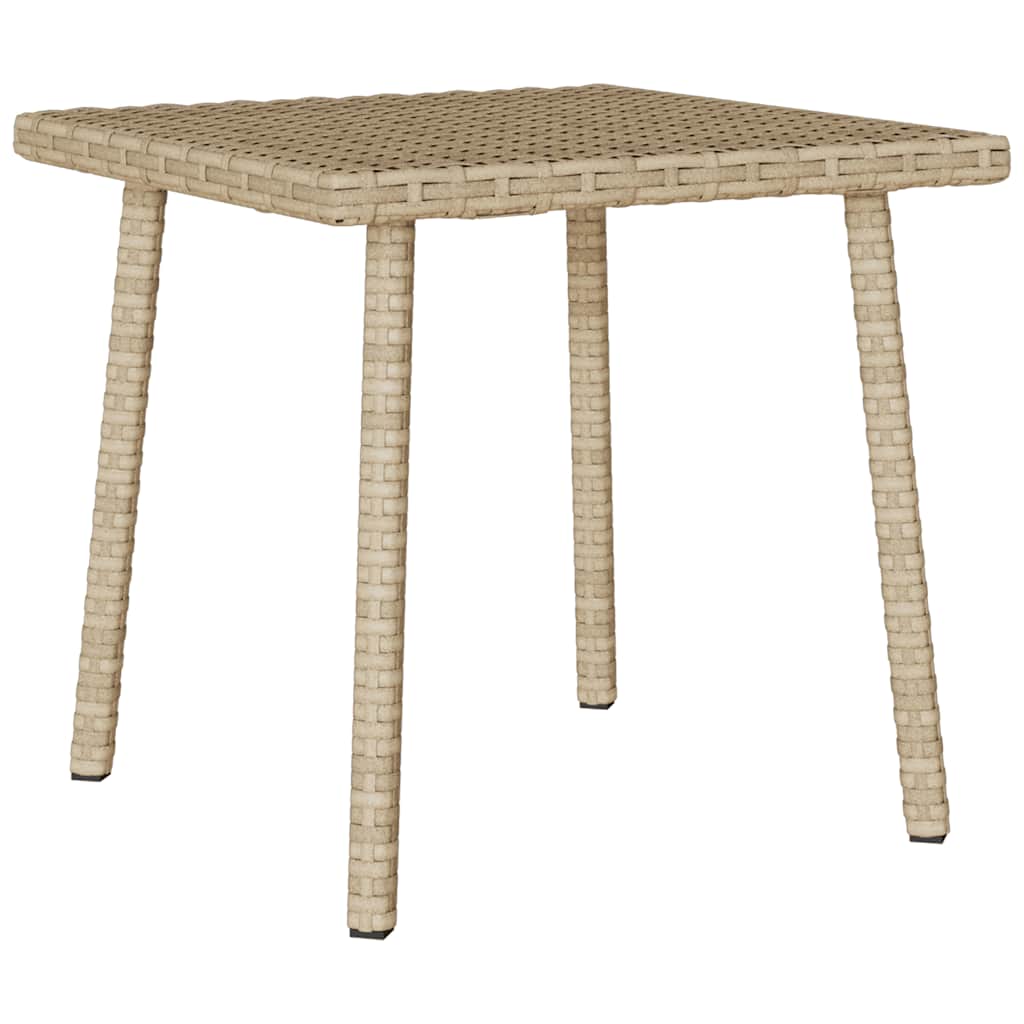 Garten-Couchtisch Rechteckig Poly Rattan