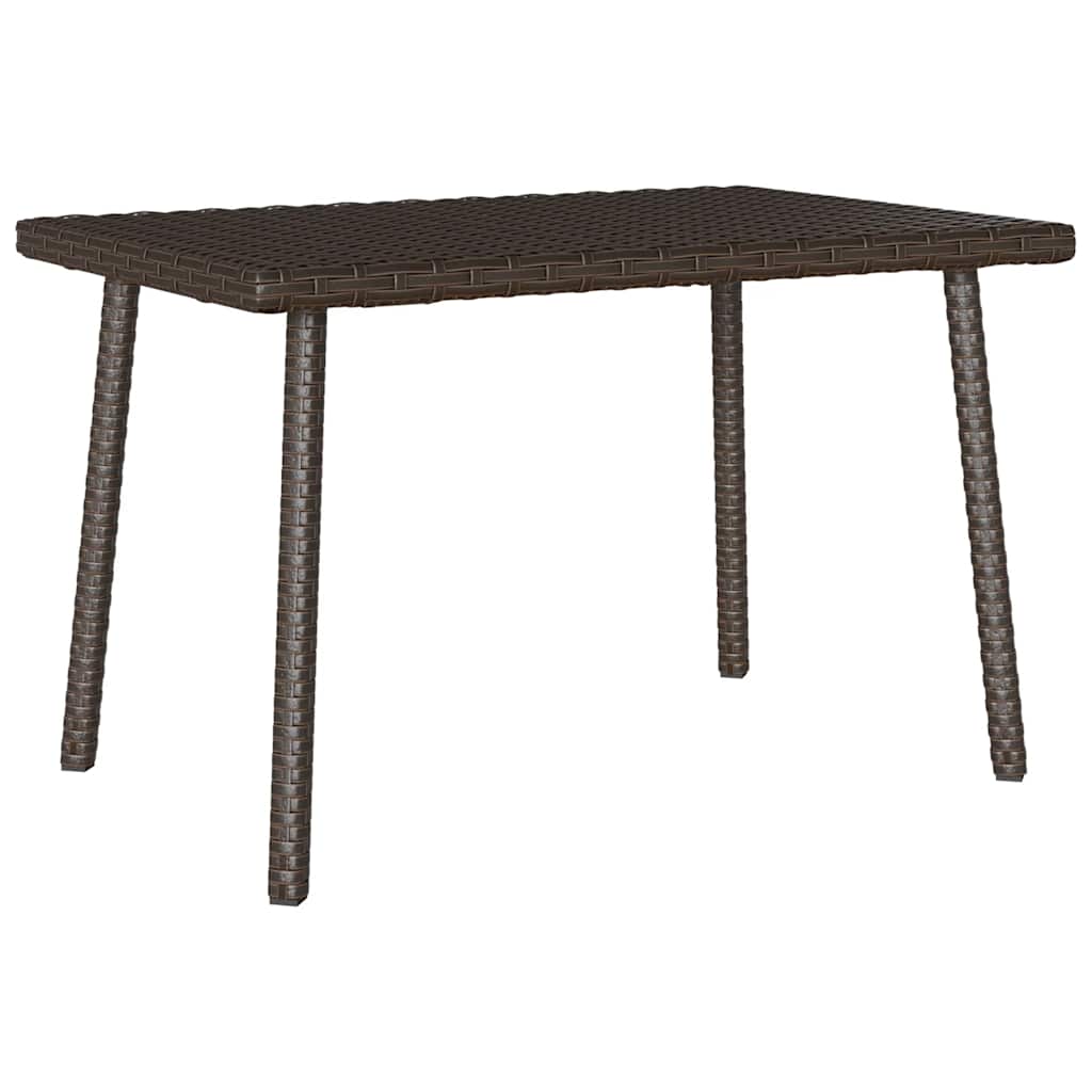 Garten-Couchtisch Rechteckig Poly Rattan