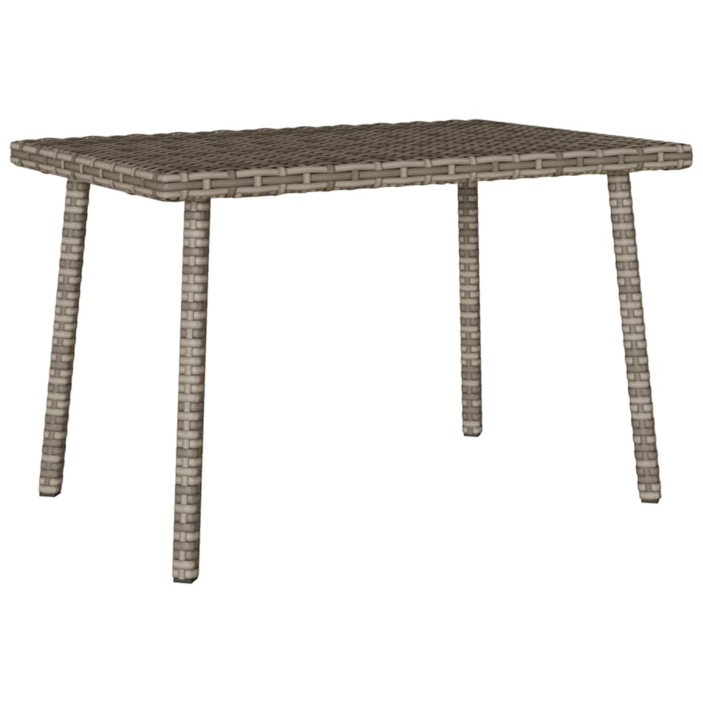 Garten-Couchtisch Rechteckig Poly Rattan