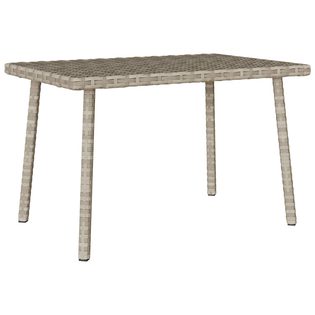 Garten-Couchtisch Rechteckig Poly Rattan