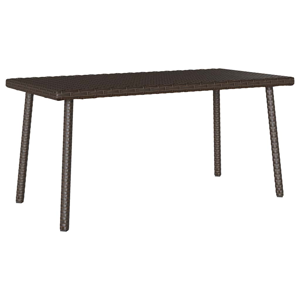 Garten-Couchtisch Rechteckig Poly Rattan