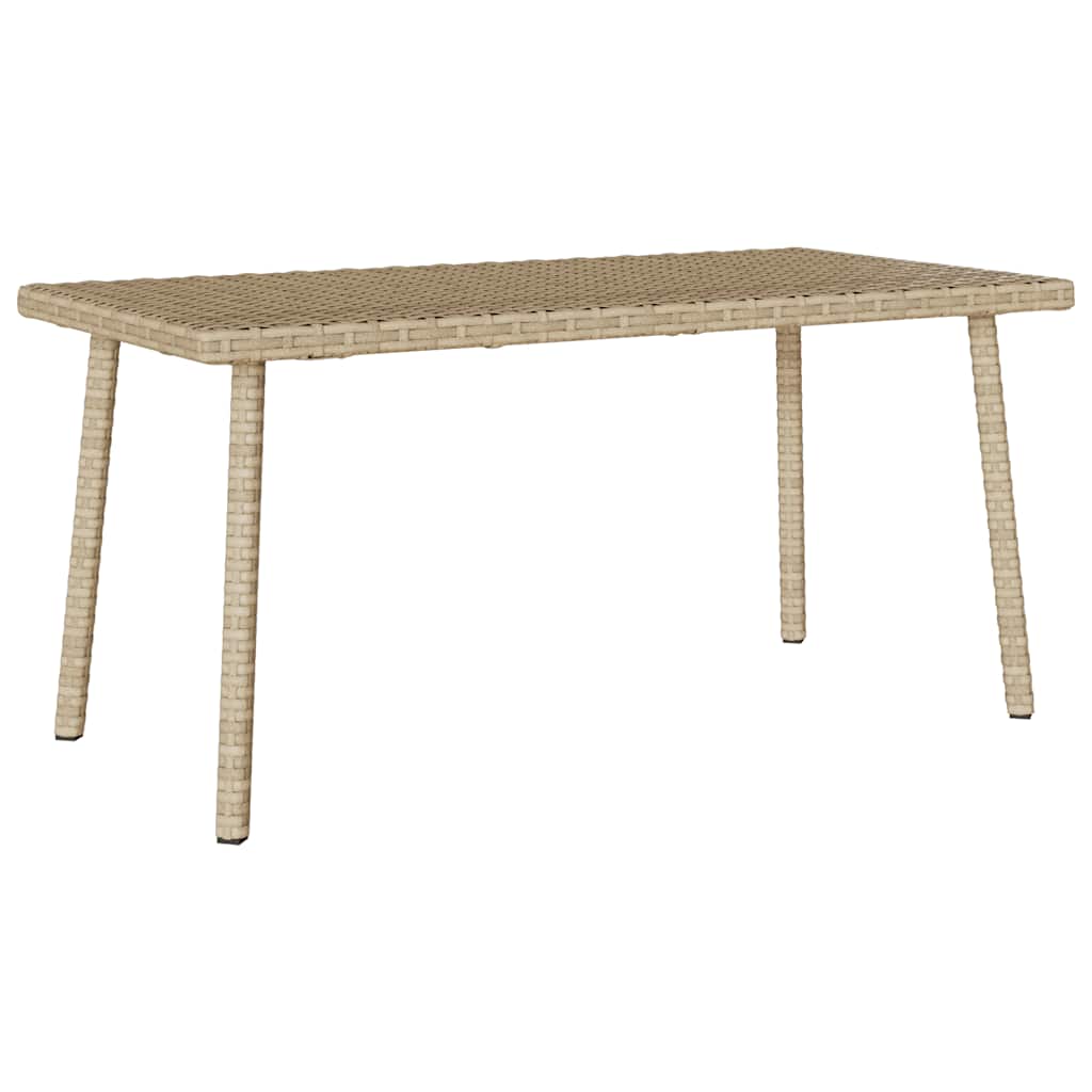 Garten-Couchtisch Rechteckig Poly Rattan