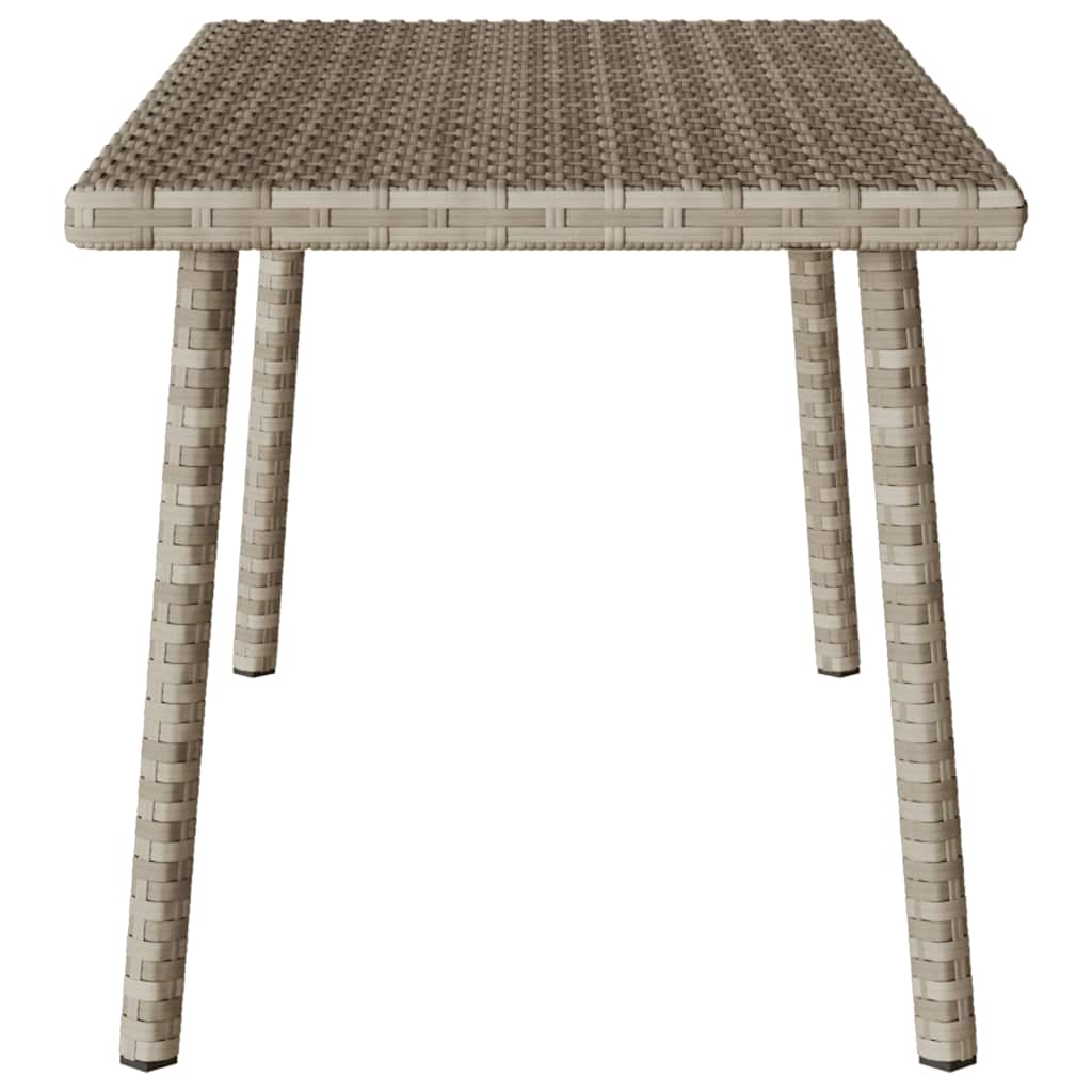 Garten-Couchtisch Rechteckig Poly Rattan