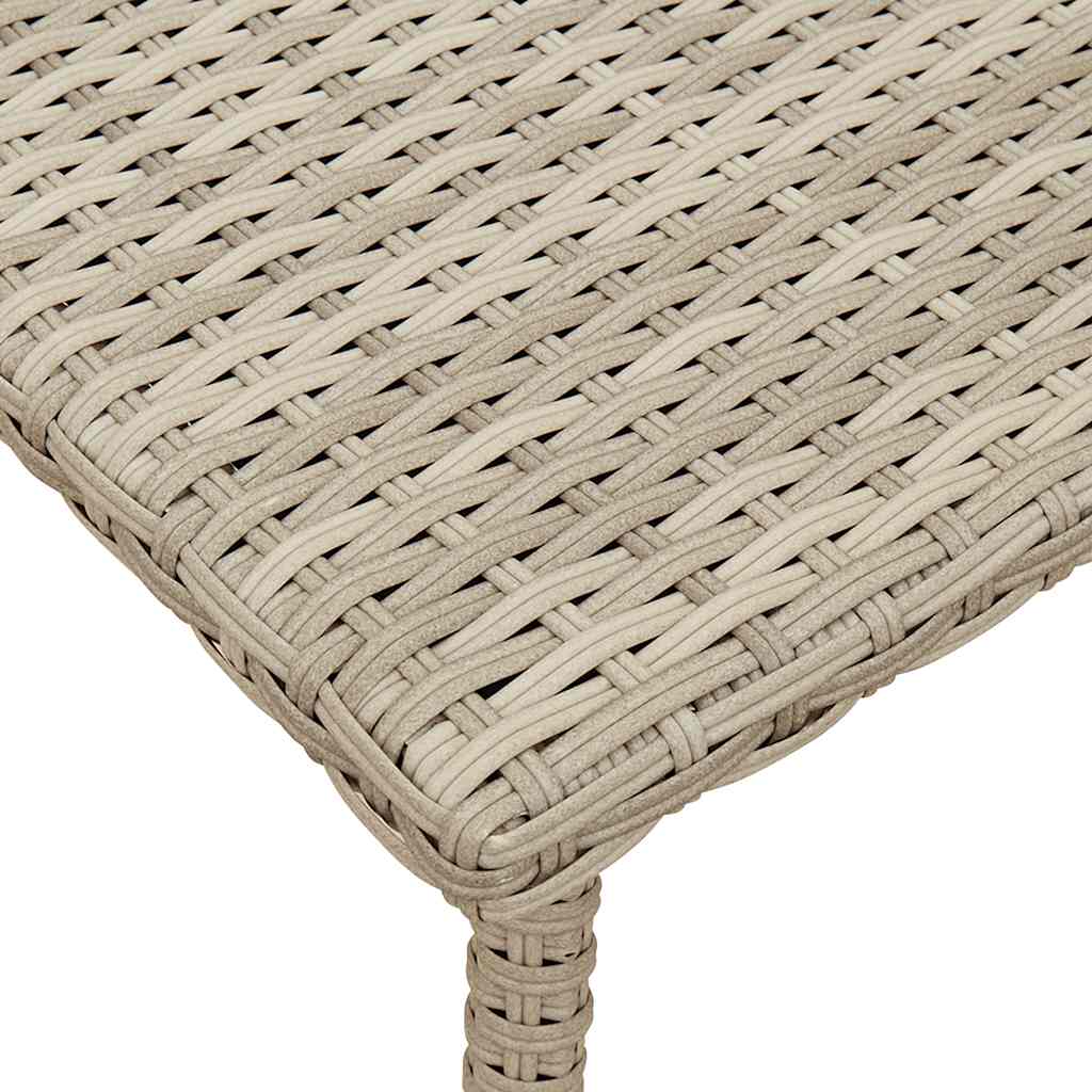 Garten-Couchtisch Rechteckig Poly Rattan