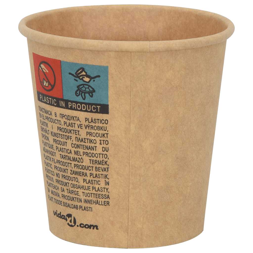Pappbecher Mit Deckeln 1000 Stk. 4Oz 100Ml
