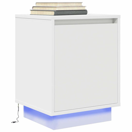 Nachttisch Mit Led-Leuchten 38X34X50 Cm