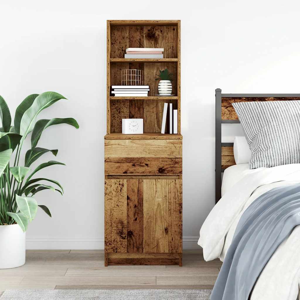 Nachttisch -Optik 39X35X125 Cm Holzwerkstoff