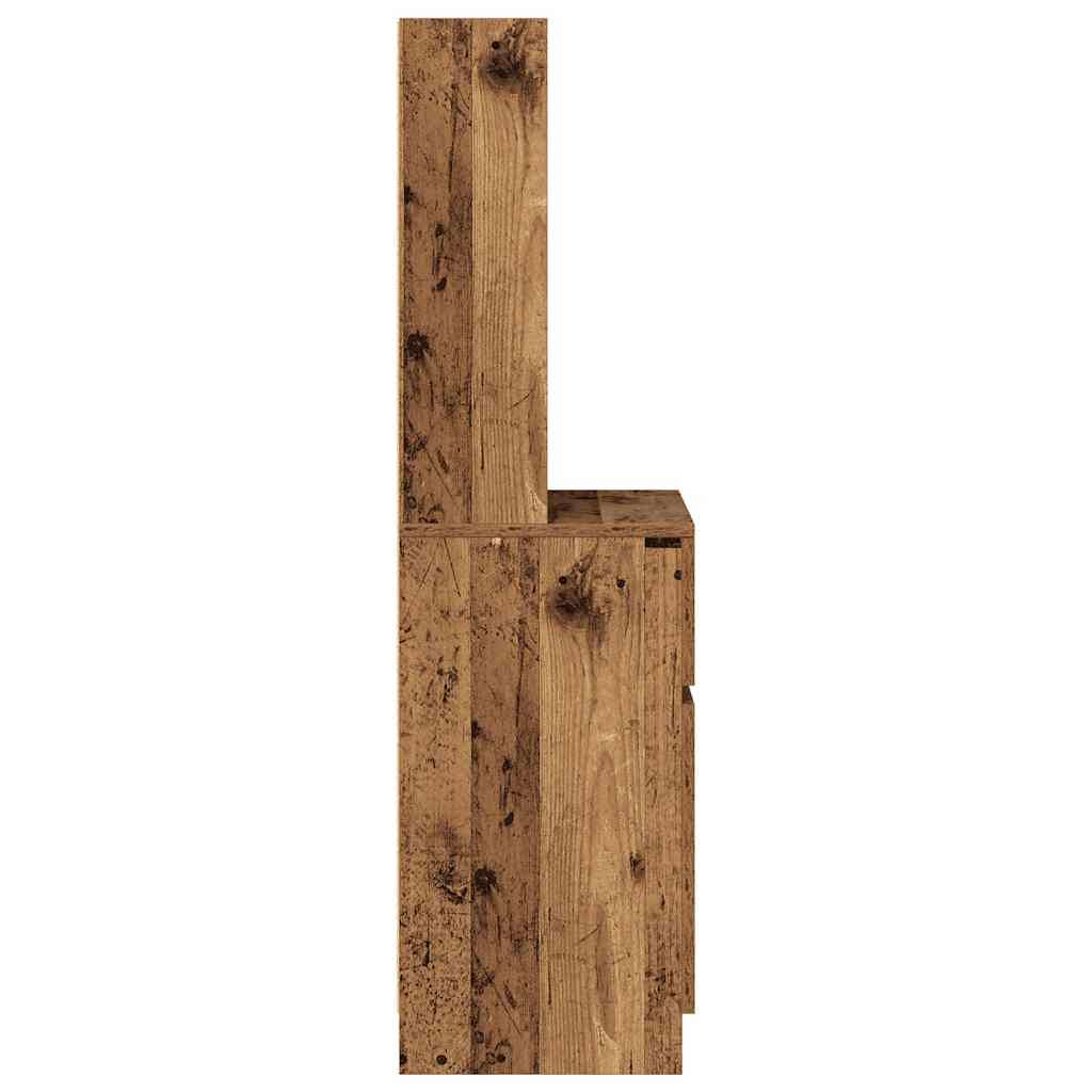 Nachttisch -Optik 39X35X125 Cm Holzwerkstoff