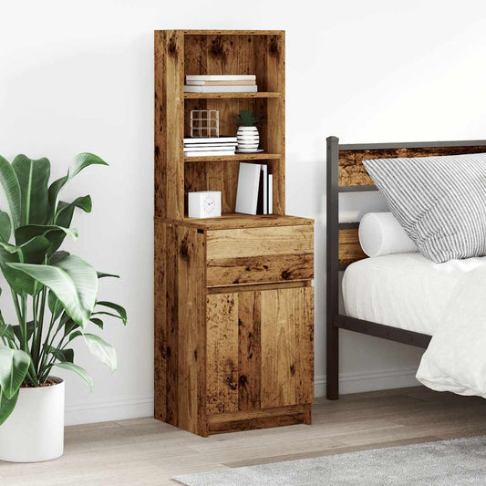 Nachttisch -Optik 39X35X125 Cm Holzwerkstoff