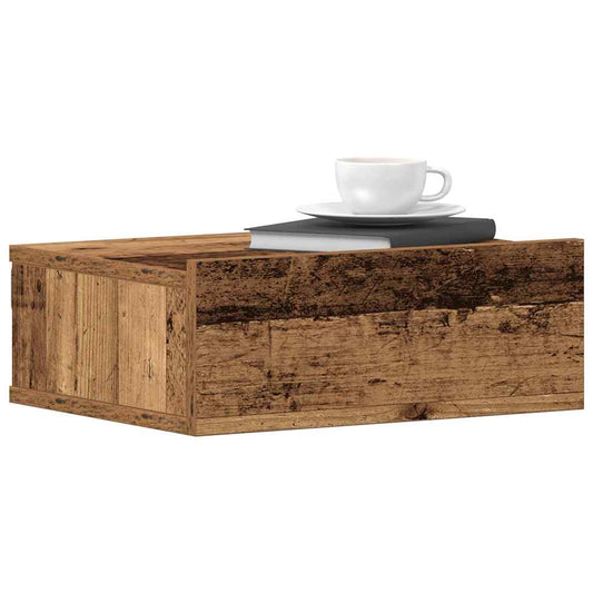 Hängender Nachttisch -Optik 40X32X15 Cm Holzwerkstoff