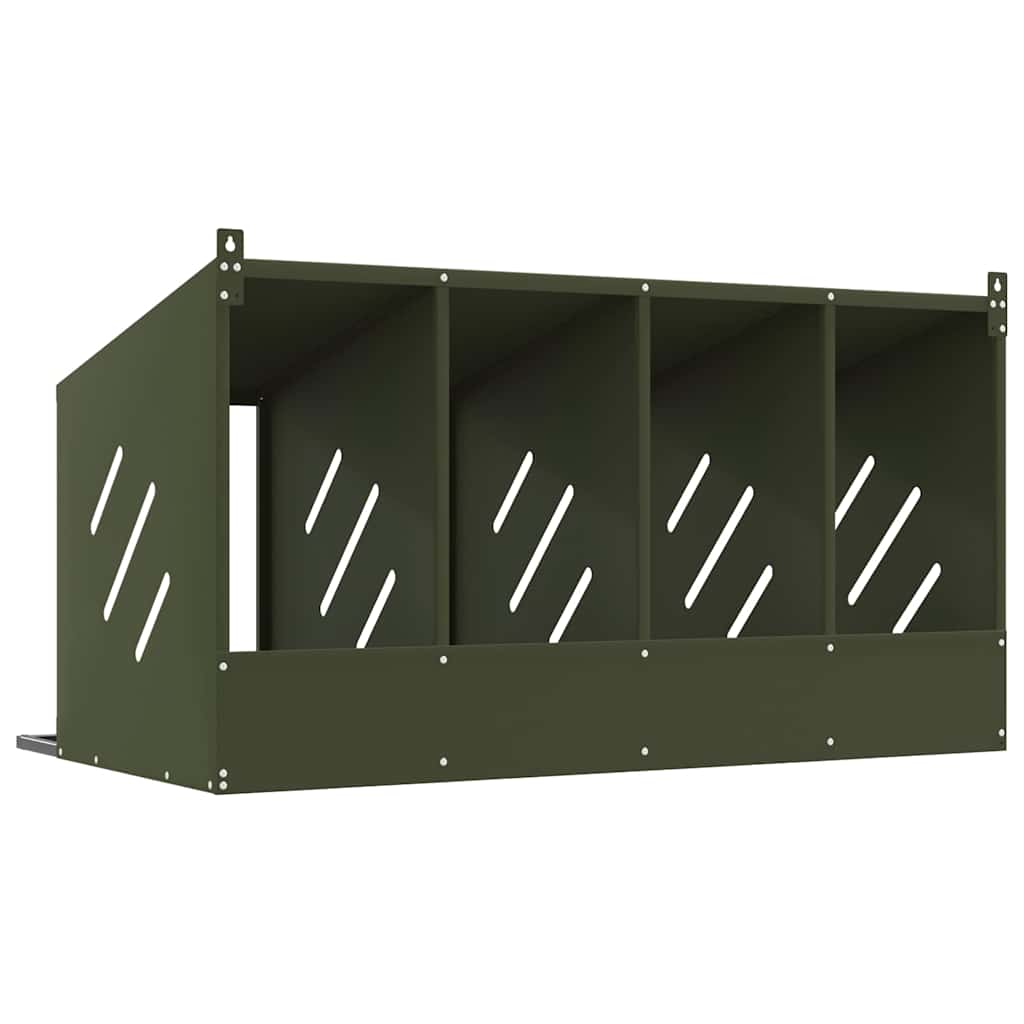 Hühner-Nistkasten Mit 4 Fächern Metall