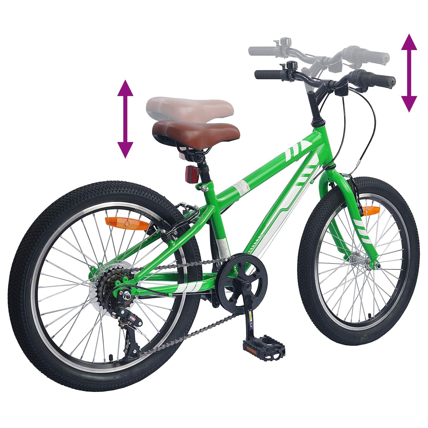 Mountainbike 20 Zoll 6-Speed Für 5-8 Jahre Alt