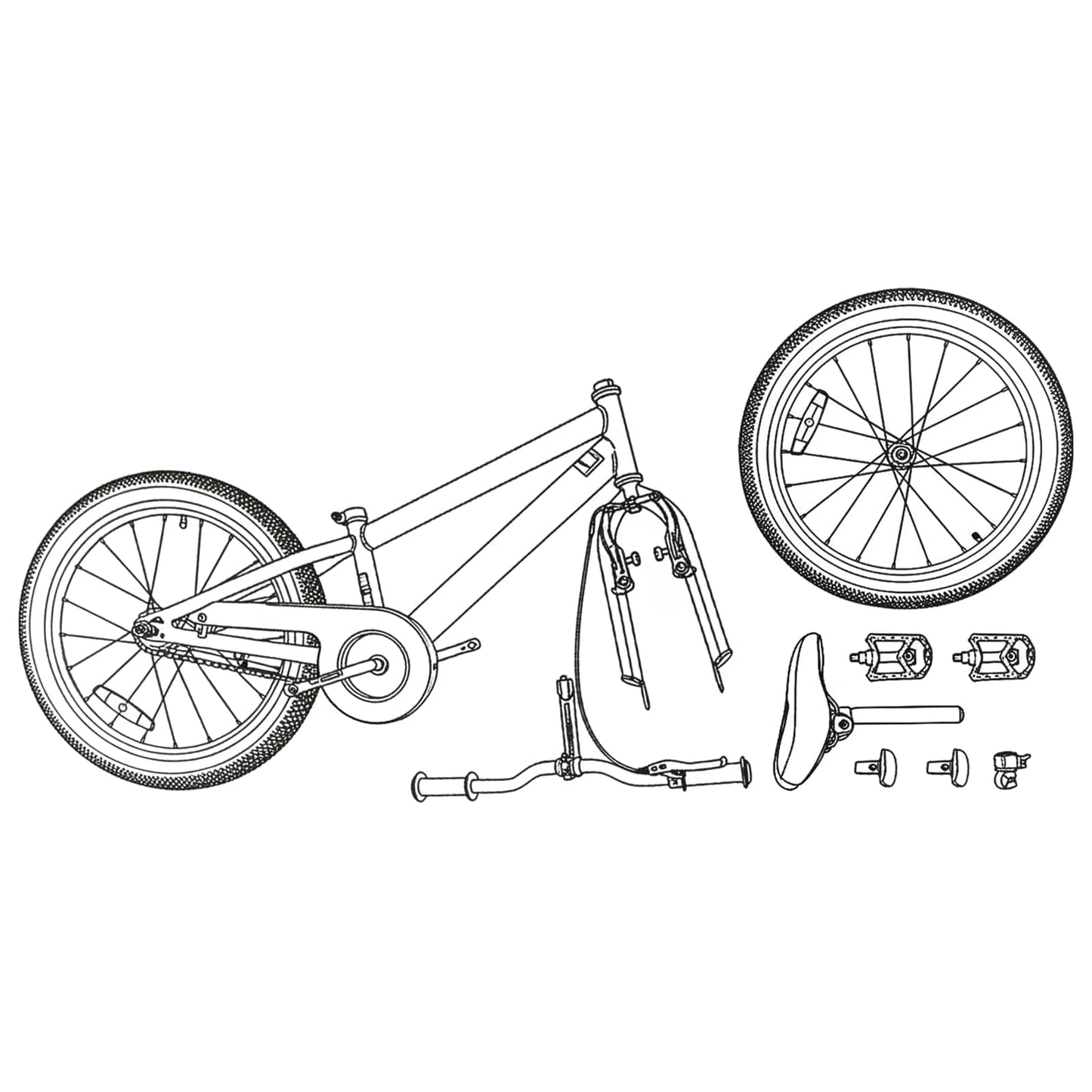 Mountainbike 20 Zoll 6-Speed Für 5-8 Jahre Alt