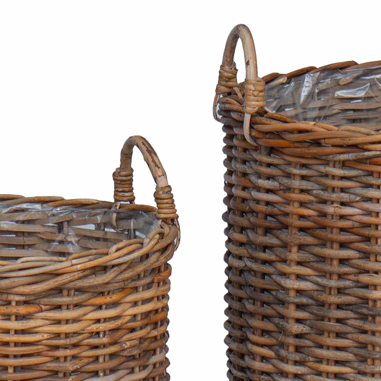 Blumentopf Körbchen Mit Speicher 2 Pcs Lacak Rattan