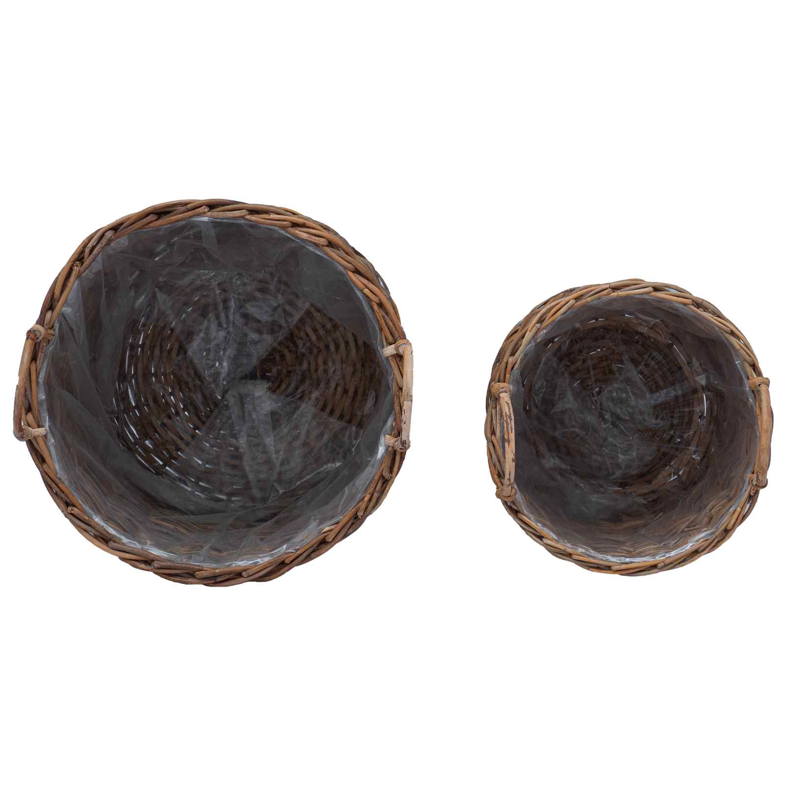 Blumentopf Körbchen Mit Speicher 2 Pcs Lacak Rattan